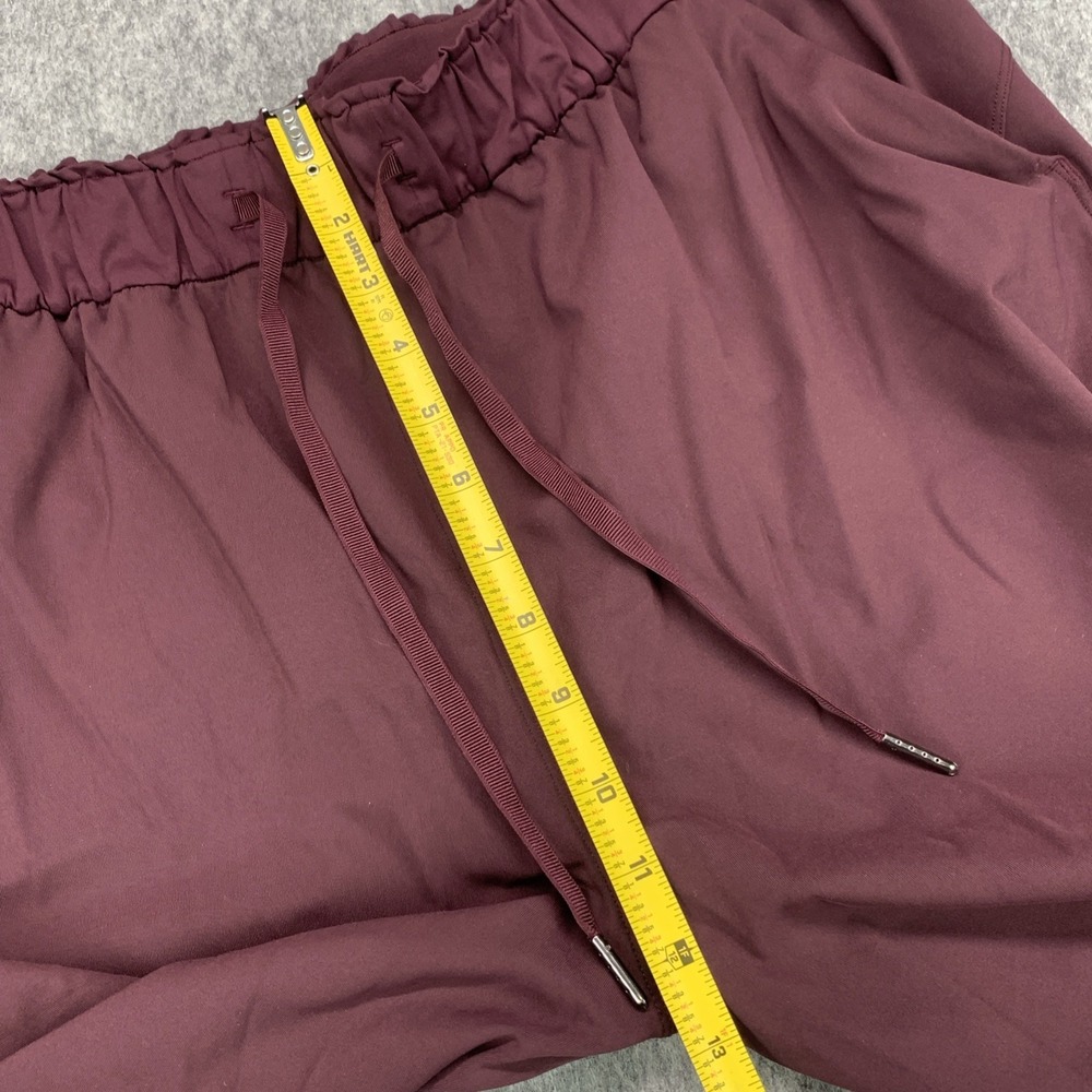 Lululemon Keep Moving Pant Women's High Rise Burgundy Cassis - Size 12 - Picture 10 of 13